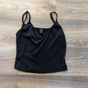 Black Shein Crop Tank Top